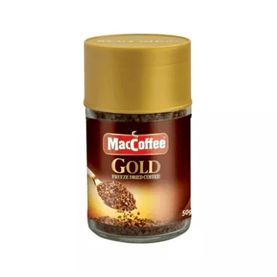 Maccoffee Jar (gold) 50gm