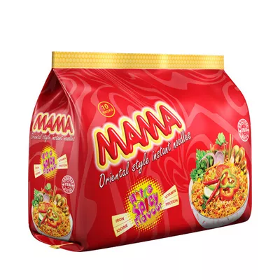 Mama Noodles Hot And Spicy 10 Pcs 620gm