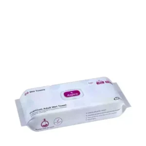 Premium wet towels for adult personal care.