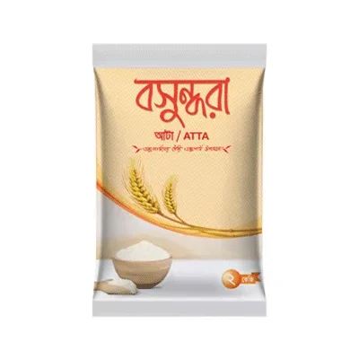 Bashundhara atta flour 2kg trusted brand.