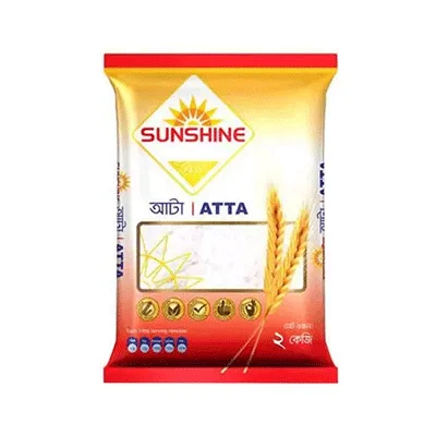 Sunshine atta flour 2kg family size.