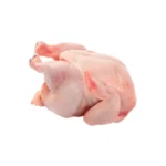 Cleaned broiler chicken ready to cook.
