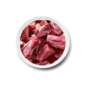 Mixed buffalo meat cuts.
