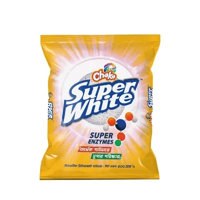 Chaka super detergent powder 500gm enhanced formula.