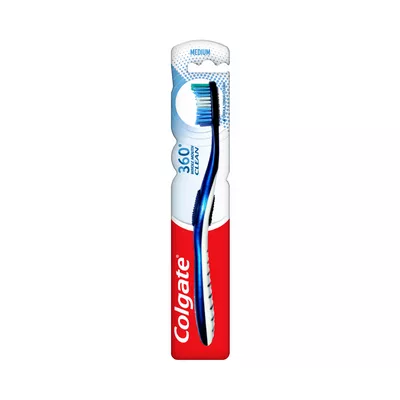 360° whole mouth clean for teeth, cheeks, and tongue.