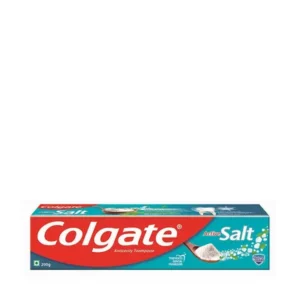 Anticavity toothpaste with active salt.