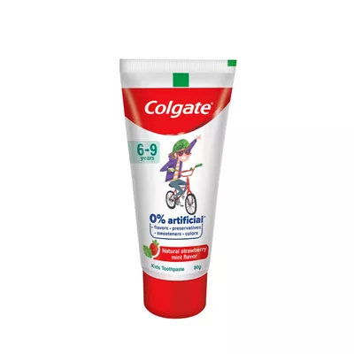 Kids toothpaste for ages 6-9 years.