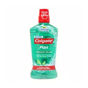 Large pack freshmint mouthwash for long-lasting freshness.