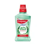 Herbal salt mouthwash for natural oral hygiene.