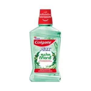 Herbal salt mouthwash for natural oral hygiene.