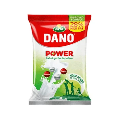 Dano power full cream milk powder 500gm protein source.
