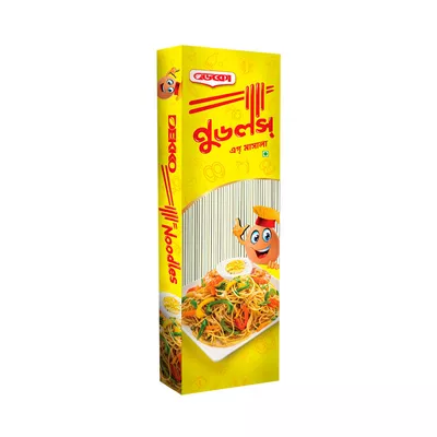 Dekko Noodles Egg Masala 250gm egg masala flavor.
