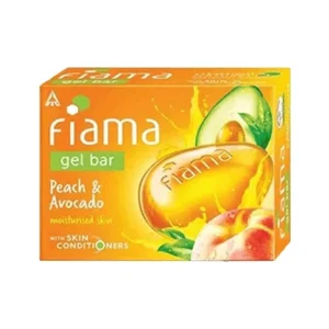 Fiama peach avocado gel soap 125gm moisturizing.