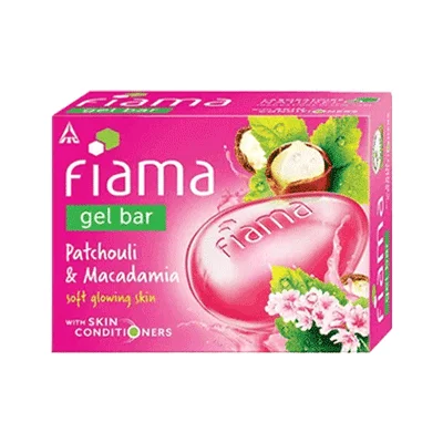 Fiama patchouli macadamia gel soap 125gm exotic fragrance.