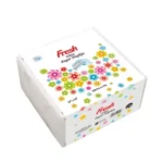 Non-perfumed white paper napkins for everyday dining.
