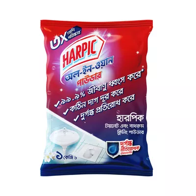 Large pack all-in-one bathroom cleaning powder.