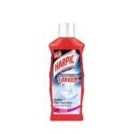 Rose-scented bathroom liquid cleaner.