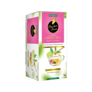 Ispahani green tea honey lemon 25pcs healthy blend.