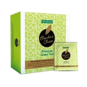 Ispahani premium green tea bags 50pcs antioxidant-rich.