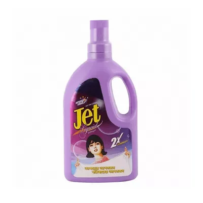 Jet liquid detergent 1000ml concentrated formula.