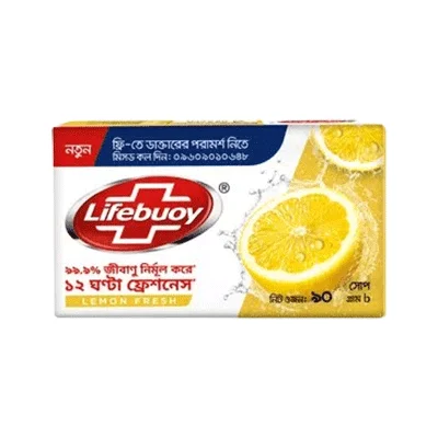 Lifebuoy lemon soap 90gm refreshing.