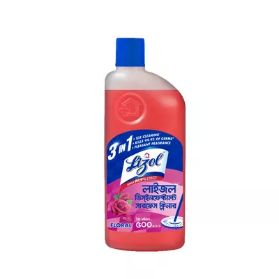 Fresh floral scent that kills 99.9% of germs.