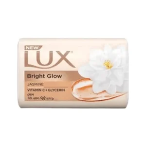 Lux bright glow soap 75gm trial size.