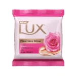 Lux flawless glow soap 35gm travel size.