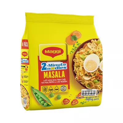 Maggi 2 Minute Instant Noodles 4 Pack assorted flavors.