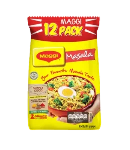 Maggi 2 Minute Noodles Masala 12 Pack masala flavor.