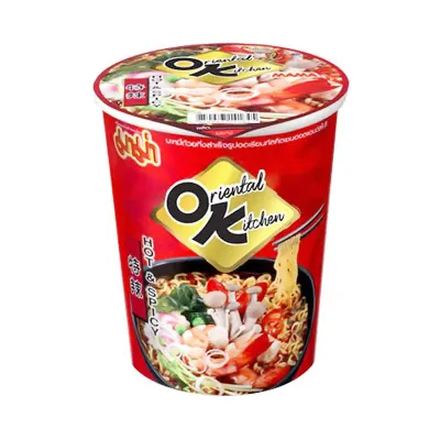 Mama Instant Noodles Hot Spicy 65gm spicy flavor.