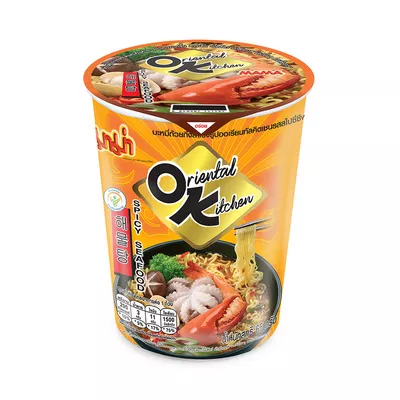Mama Instant Noodles Spicy Seafood 65gm seafood flavor.