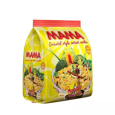 Mama Noodles 4 Pcs 248gm assorted flavors small pack.