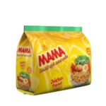 Mama Noodles Chicken 10 Pcs 620gm chicken flavor pack.