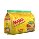 Mama Noodles Chicken 8 Pcs 496gm chicken flavor pack.