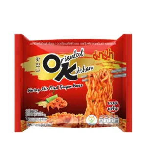 Mama Ok Instant Noodles Fried Shrimp 85gm fried shrimp flavor.