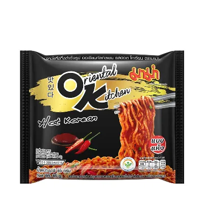 Mama Ok Instant Noodles Hot Korean Flavour 85gm Korean spicy.