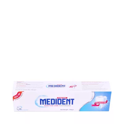 Sensitive care toothpaste for gentle cleaning.