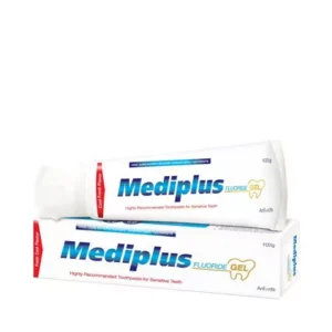 Fluoride gel toothpaste for cavity protection.