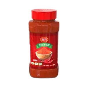 Quality chili powder in convenient jar by Pran.