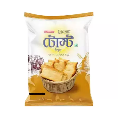 Olympic premium toast 185gm crispy snack.