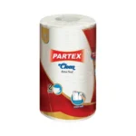 Absorbent kitchen towel roll for cleaning and wiping.