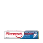 Compact germ protection toothpaste.
