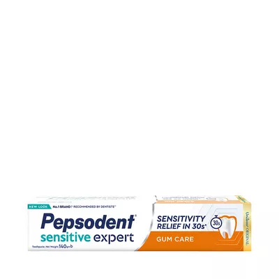 Gum care toothpaste for sensitive teeth.
