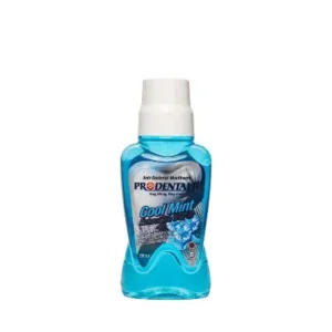 Cool mint mouthwash for fresh breath and oral hygiene.
