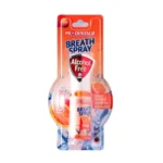 Orange breath spray for instant freshness.