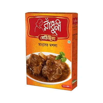 Radhuni meat curry masala 100gm rich flavor enhancer.