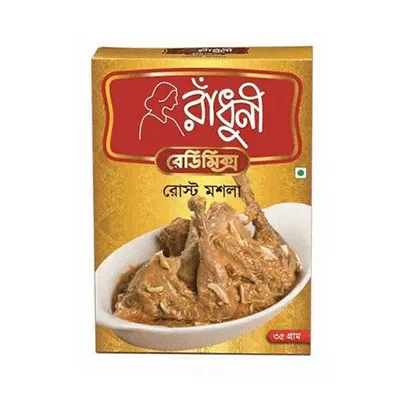 Radhuni roast masala 35gm perfect for grilling.