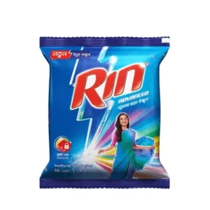 Rin detergent powder 1kg regular size.
