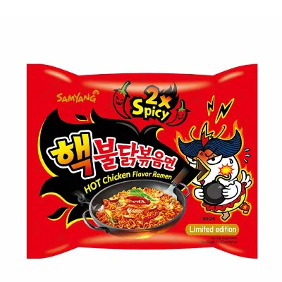 Samyang Hot Chicken Noodles 2x Spicy 140gm double spicy.